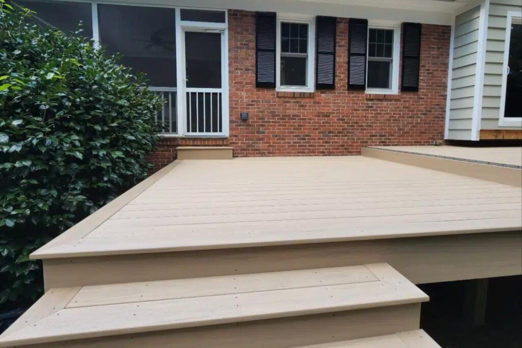 deck resurfacing with composite material